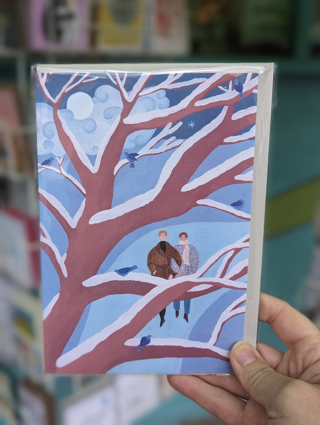 Little Birds of Winter Card