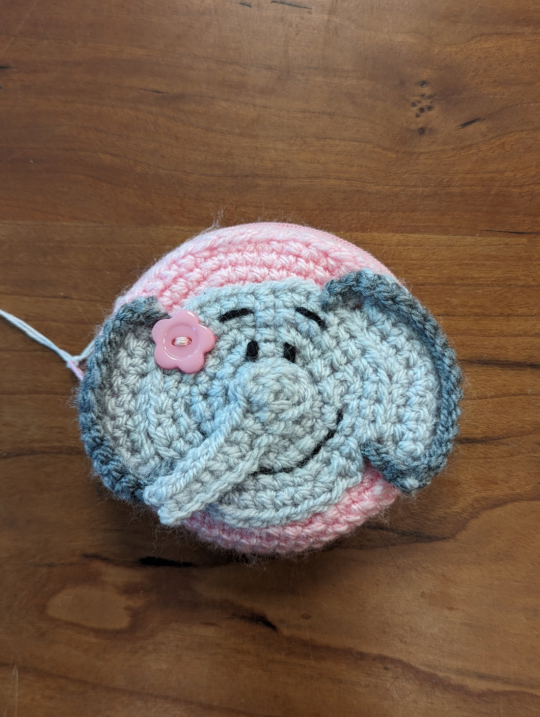 Elephant Crochet Purse