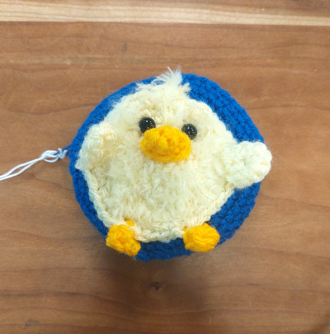 Fluffy Duckling Crochet Purse