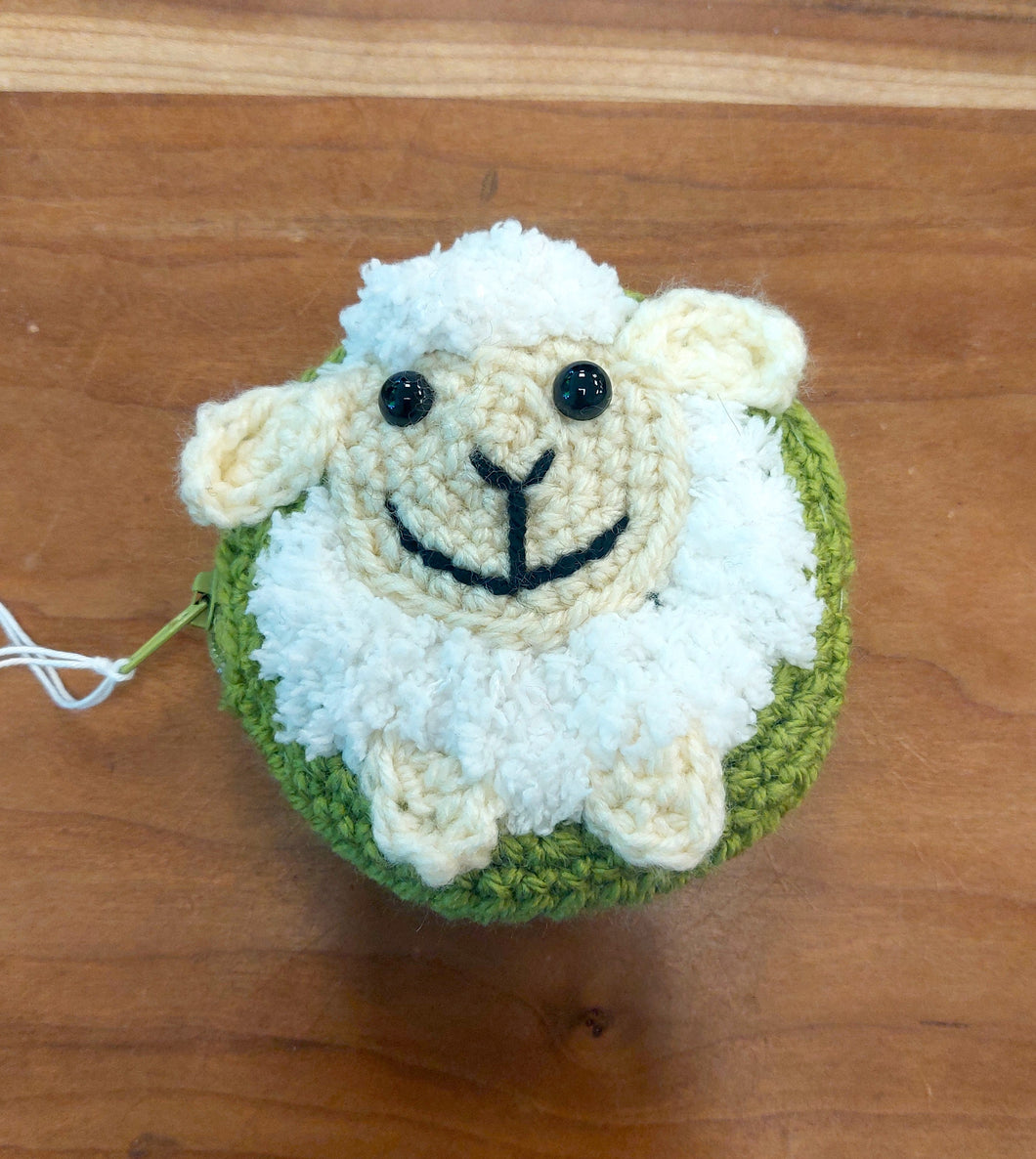 Sheep Crochet Purse