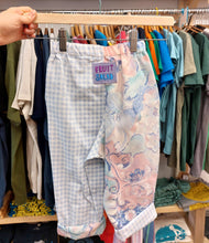 Load image into Gallery viewer, Floral &amp; Gingham sustainable kids Trousers 3-4 yrs
