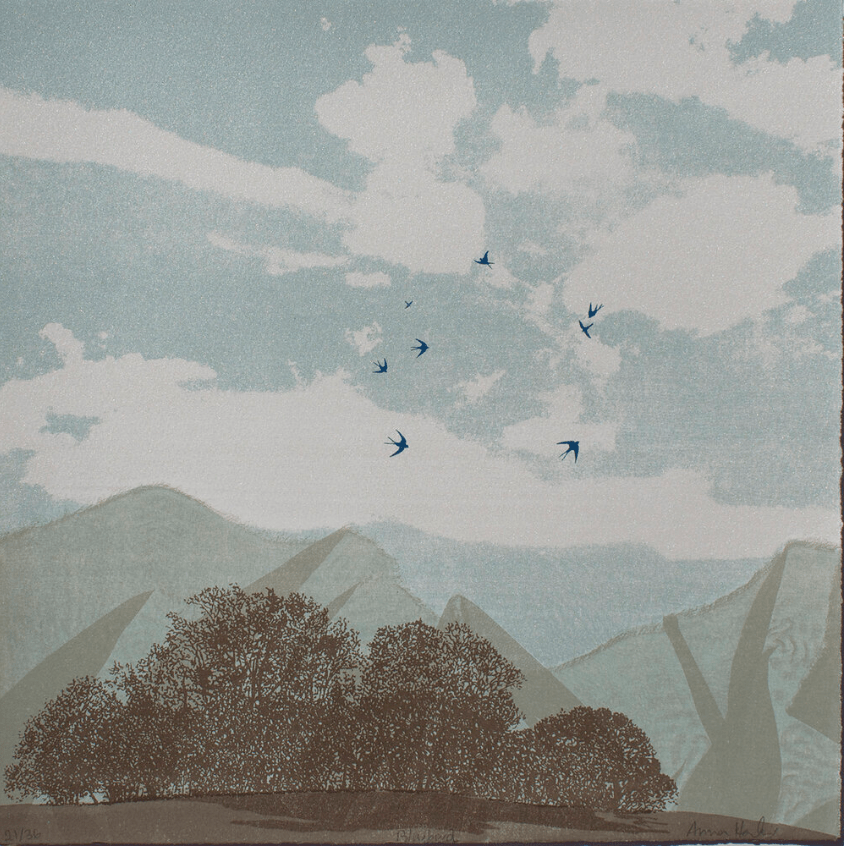 Bluebird Screenprint