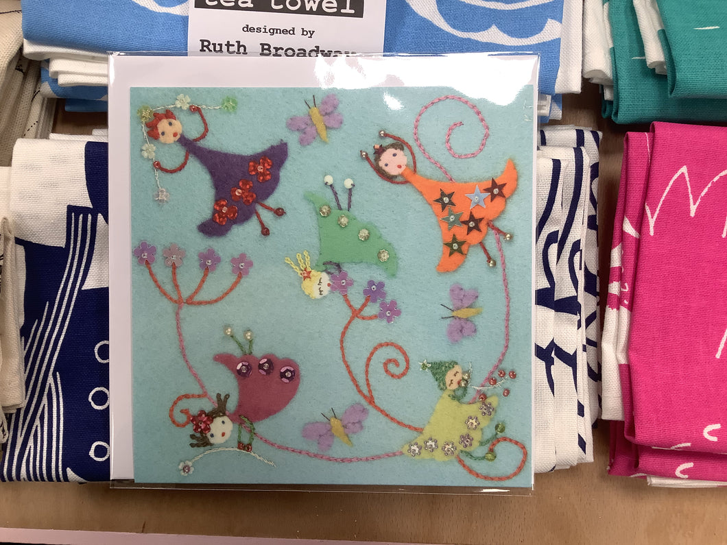 Frolicking Fairies Card