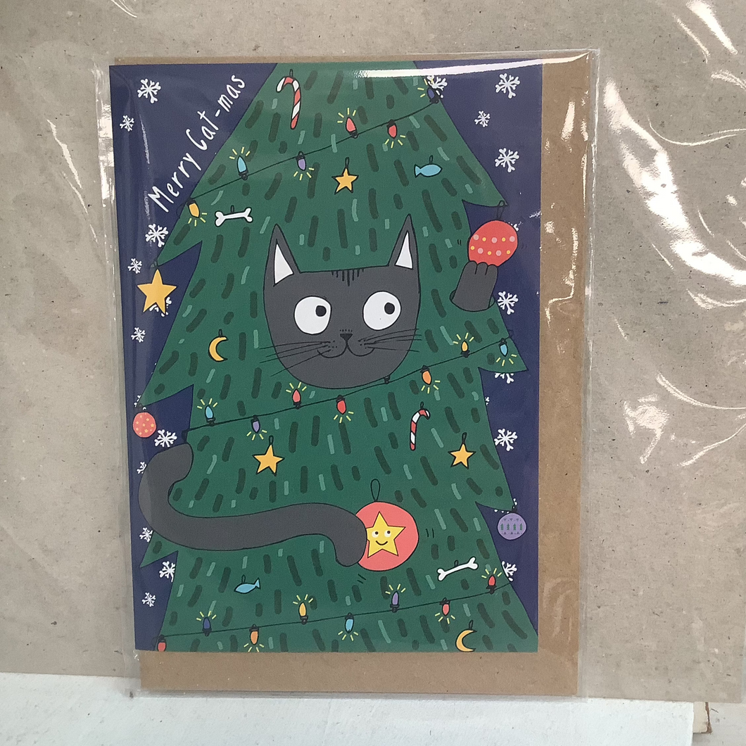 Merry Cat-mas Card