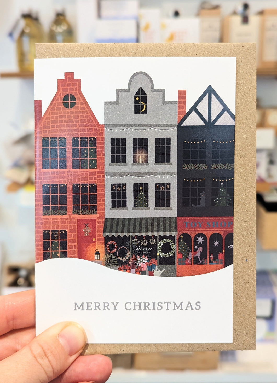 Pack of 3 - Christmas Street Cards (Toy Shop)