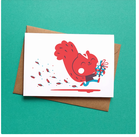 speedy squirrel card