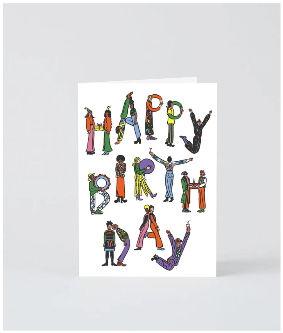 Happy Birthday People Card