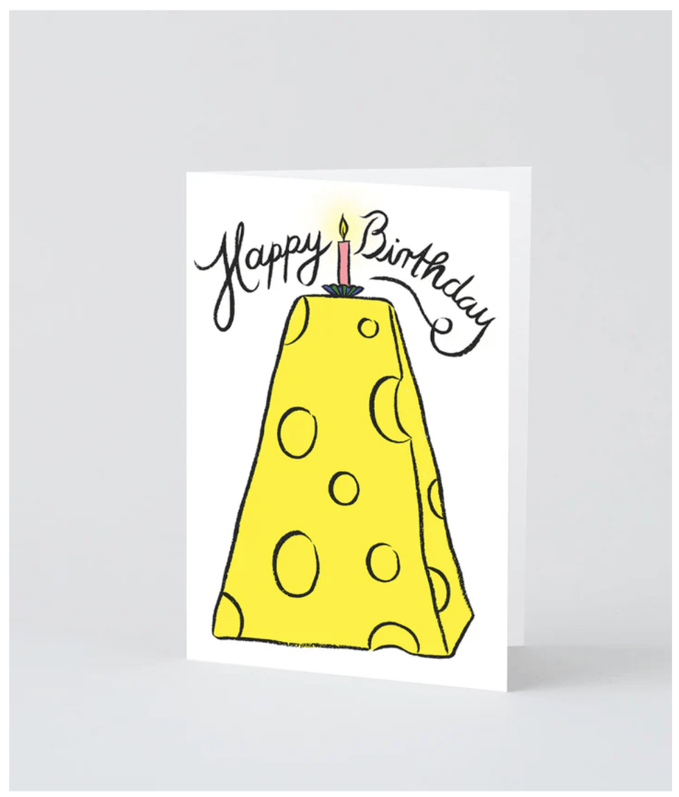 Happy Birthday Cheese Card