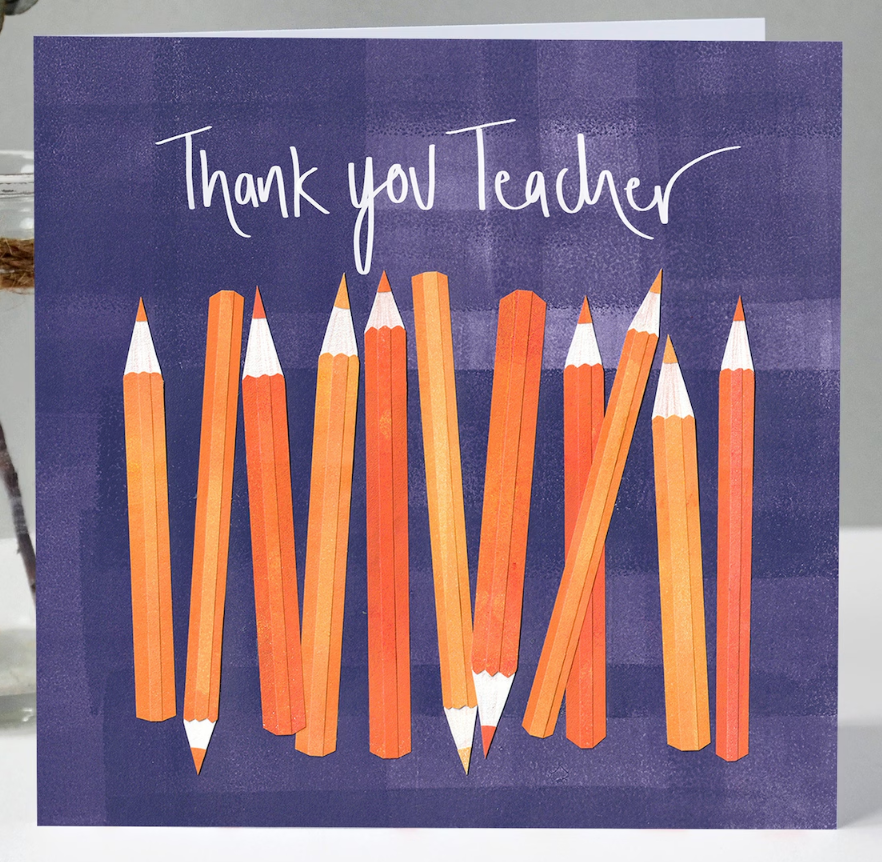 Thankyou Teacher pencils card