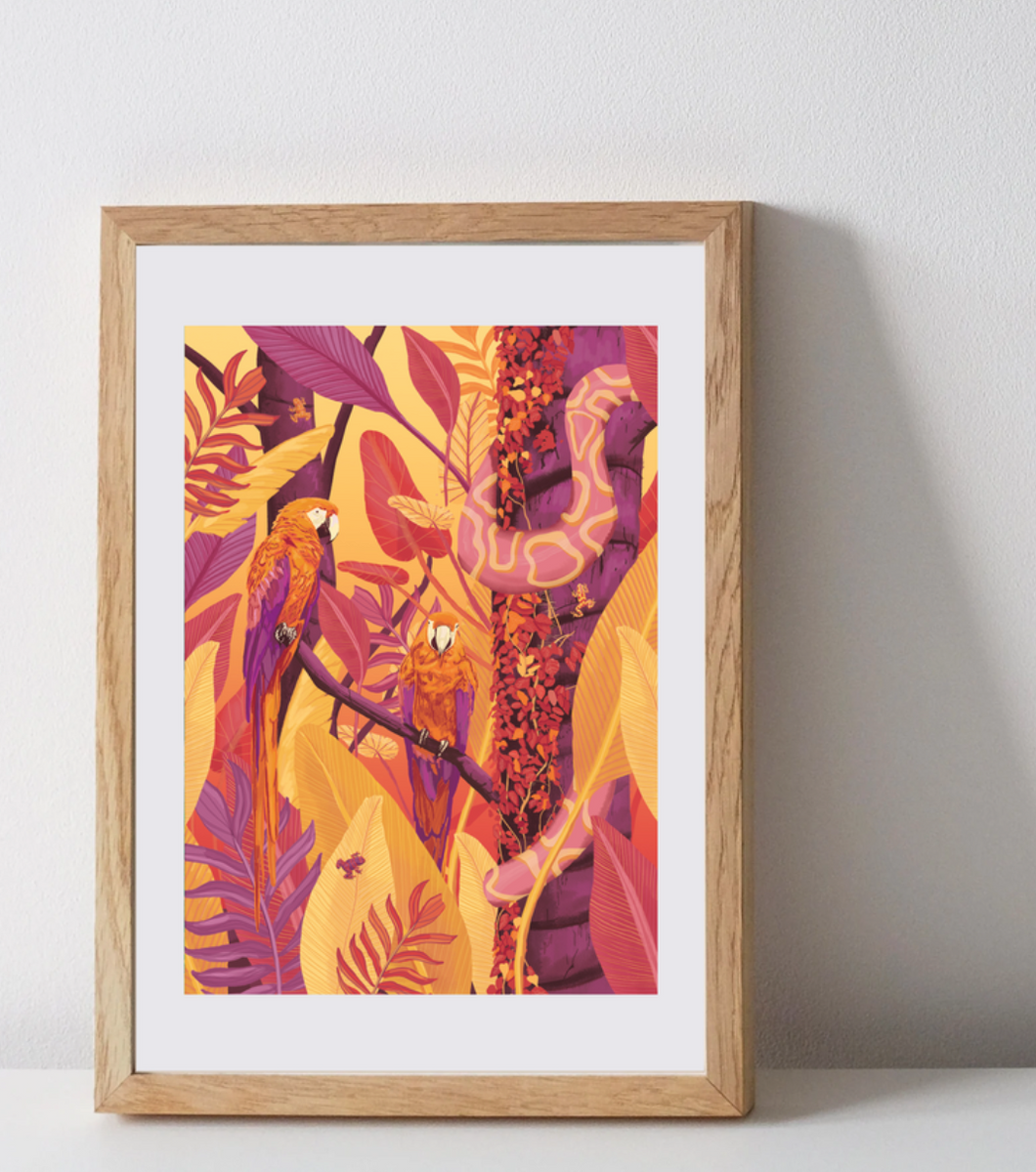 Hot Tropics Print