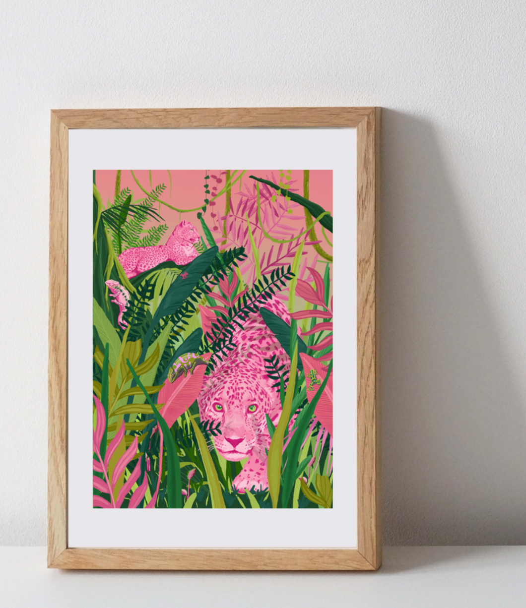 Framed 'Pink Panther' Print