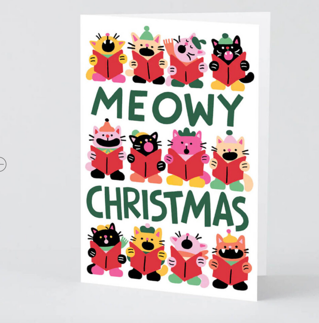 Meowy Christmas Card