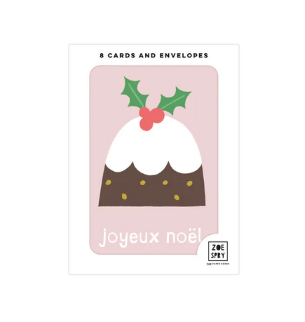 Joyeux Noël Cards - Pack of 8