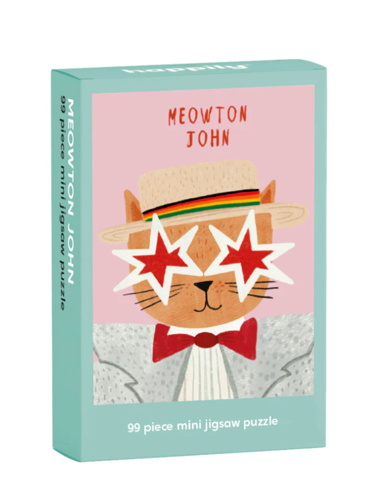 Meowton John - 99 Piece Mini Jigsaw Puzzle