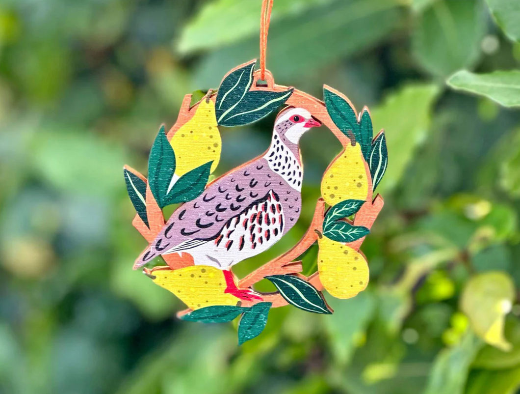 Partridge and Pears Decoration