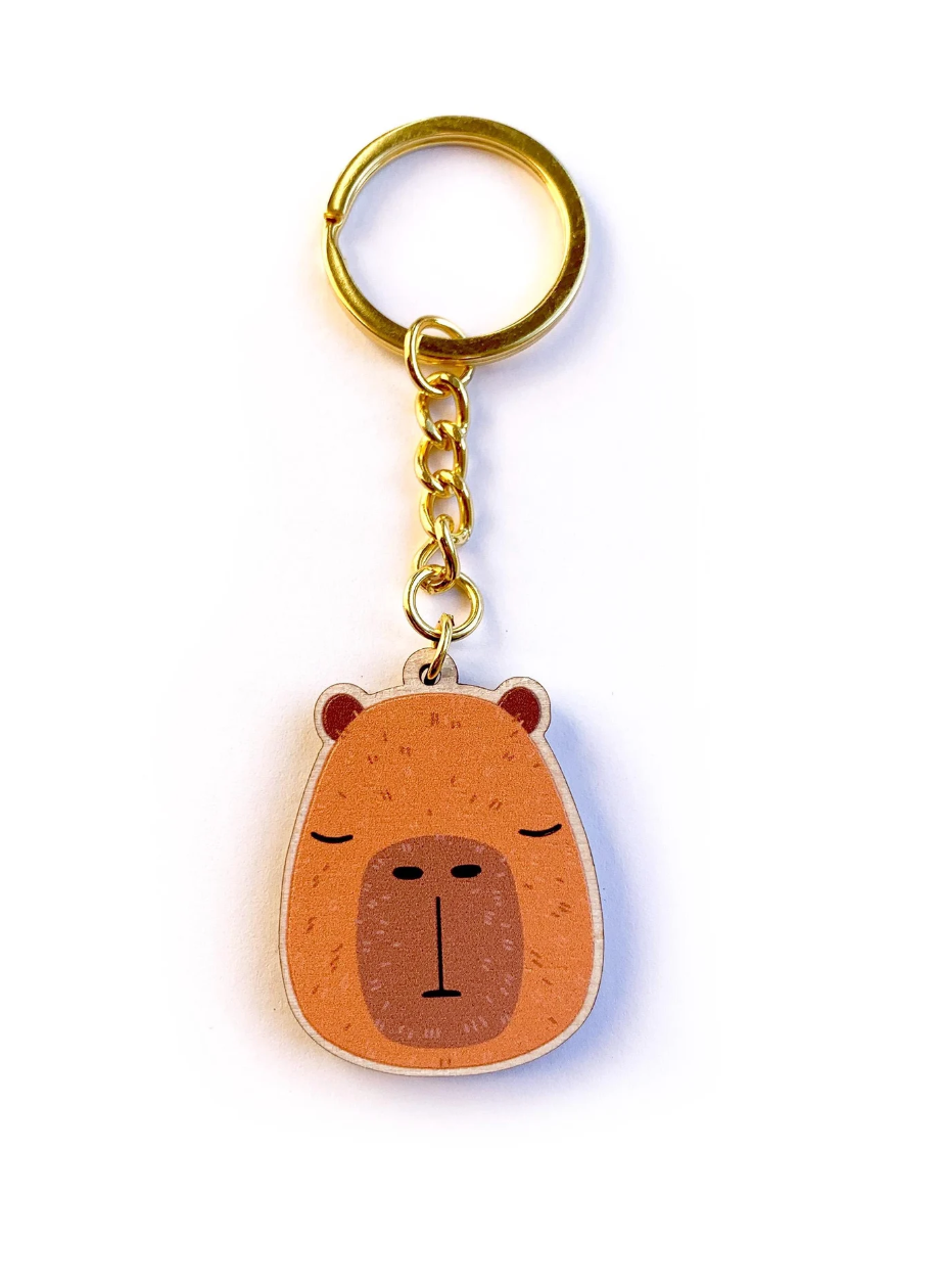 Capybara Keyring