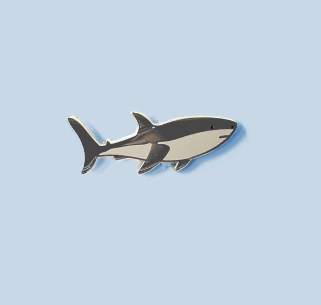 Enamel Shark Pin