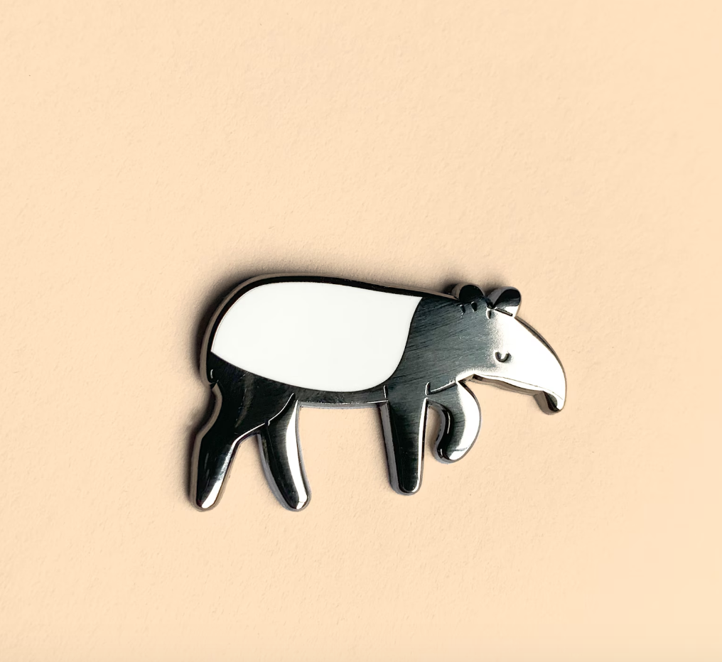 Tapir Enamel Pin