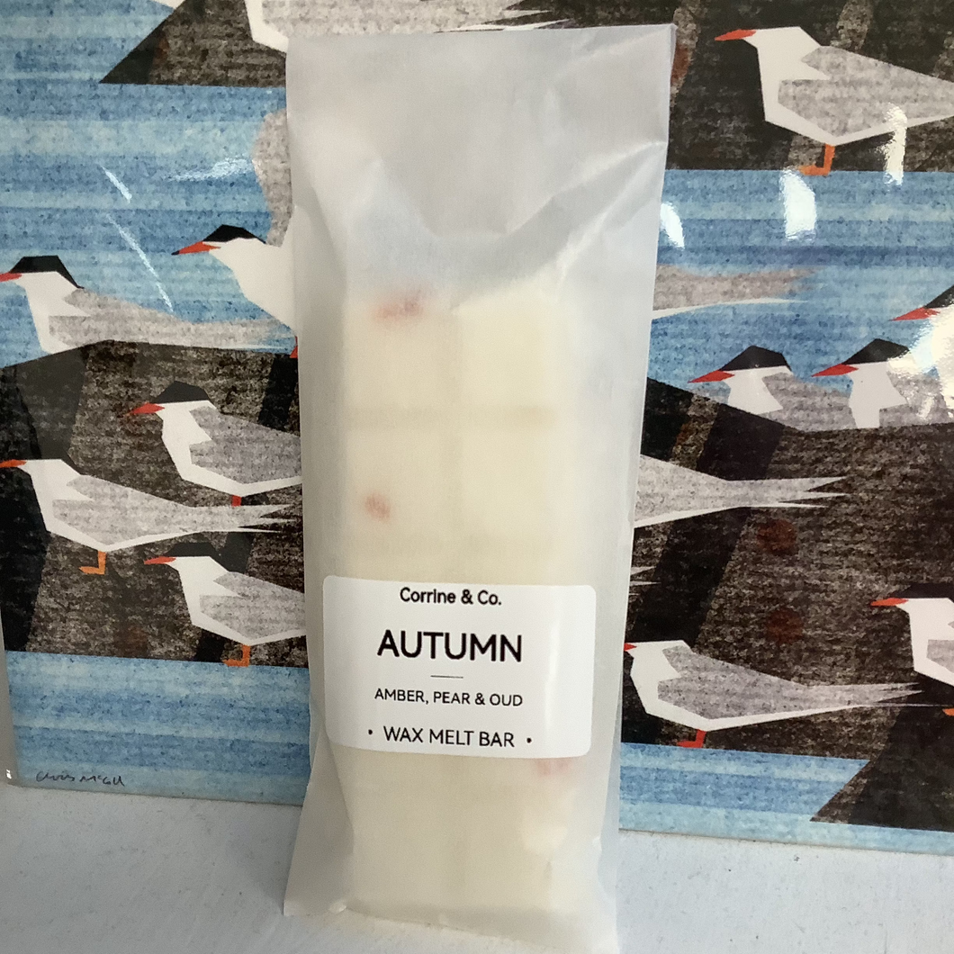 Soy Wax Melt Bars - Autumn - Amber, Pear & Oud