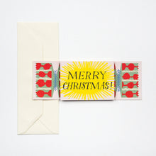 Load image into Gallery viewer, Christmas Cracker Splodge Card
