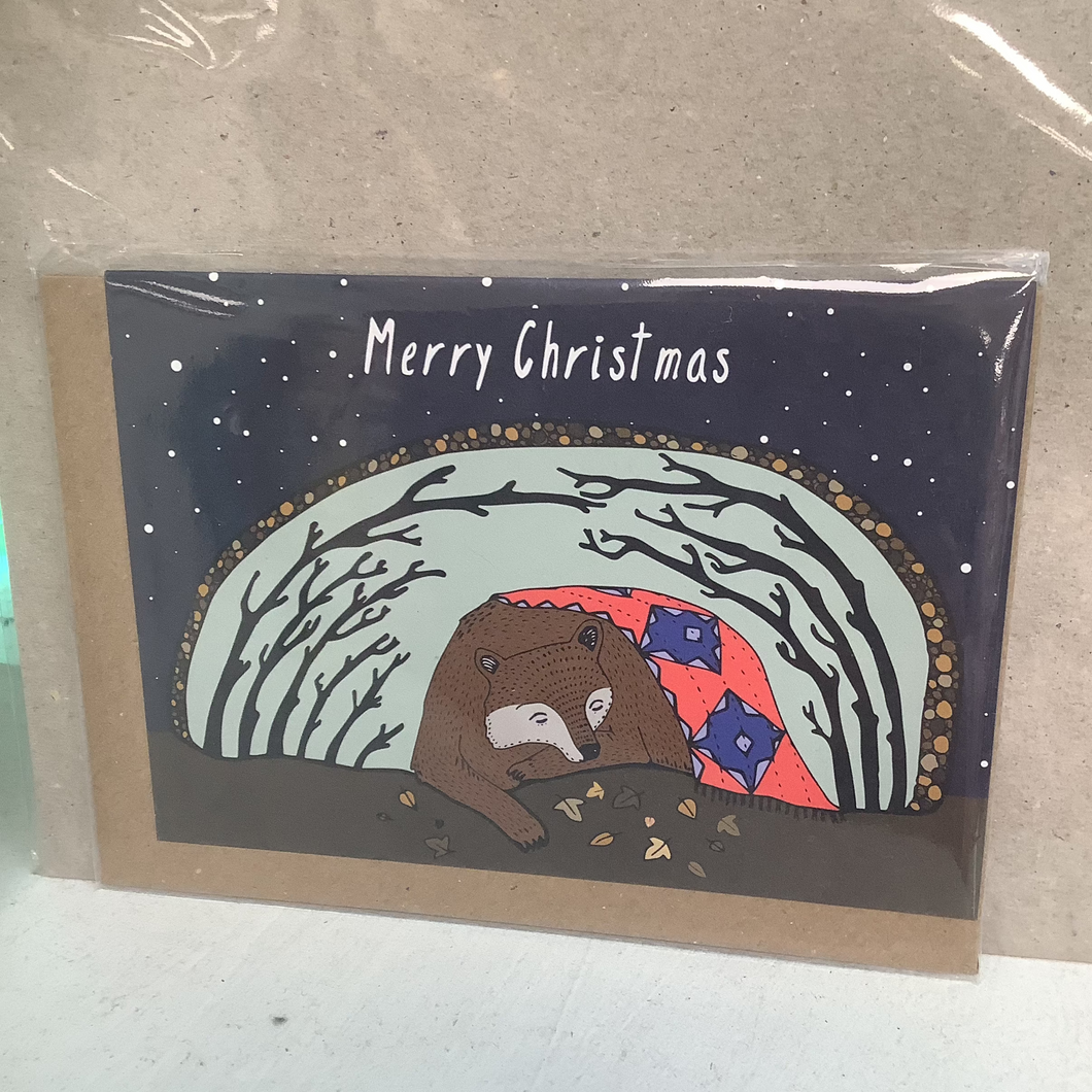 Merry Christmas Bear card