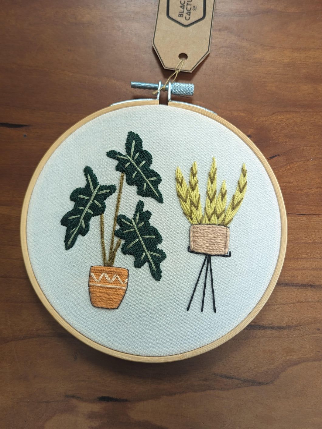 Pair of houseplants Embroidery Hoop