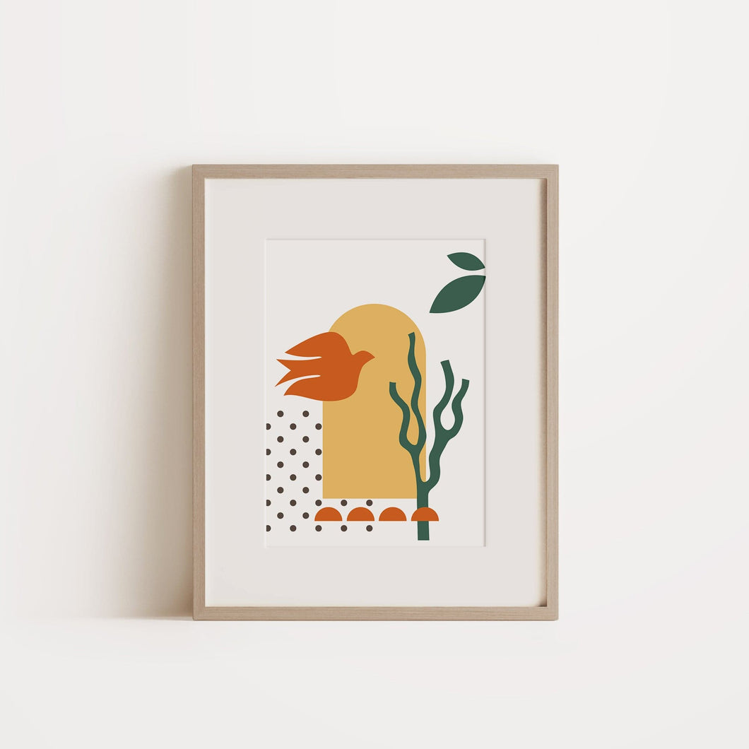 Hopeful bird Print - unframed