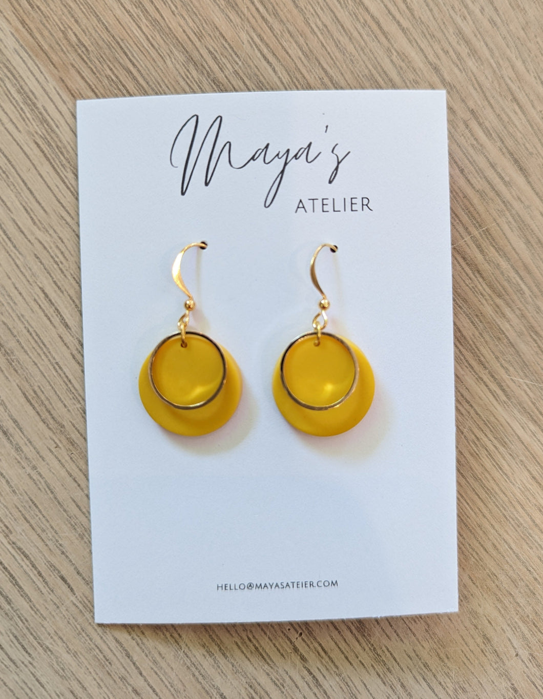 Lynn: Yellow earrings