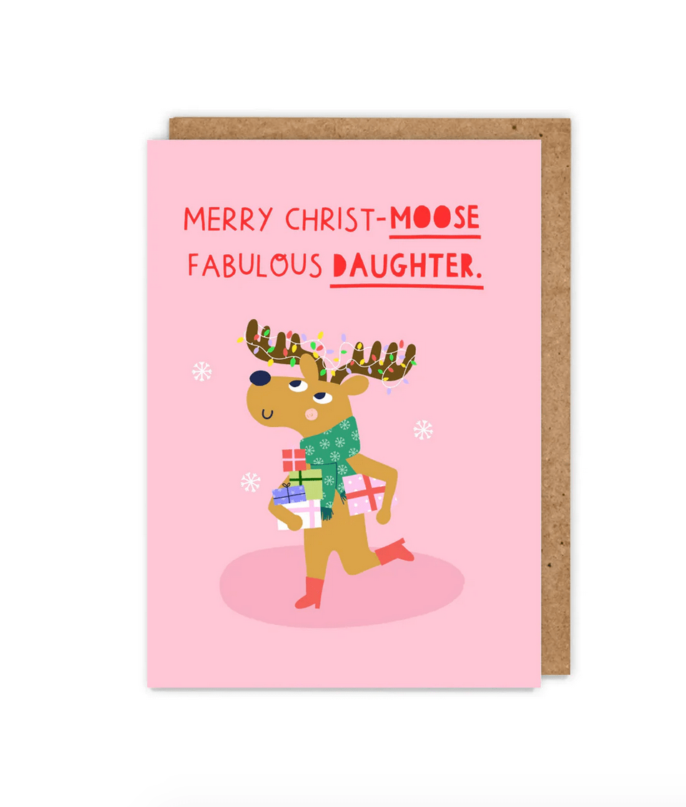 Merry Christ-moose fabulous Daughter! Christmas Card