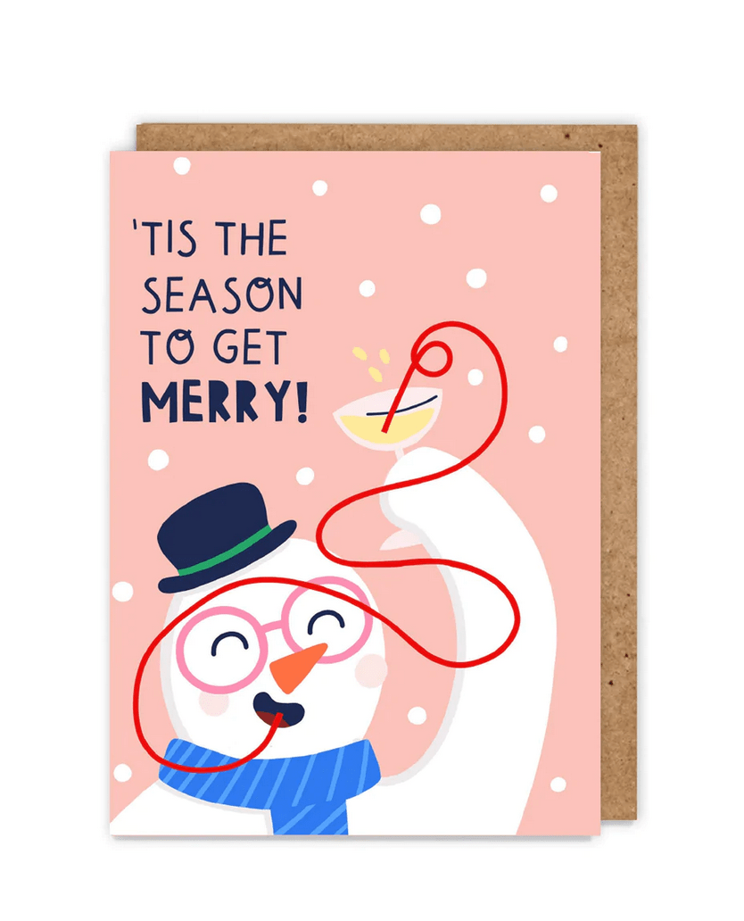 Tis the season to get merry!' Christmas Card