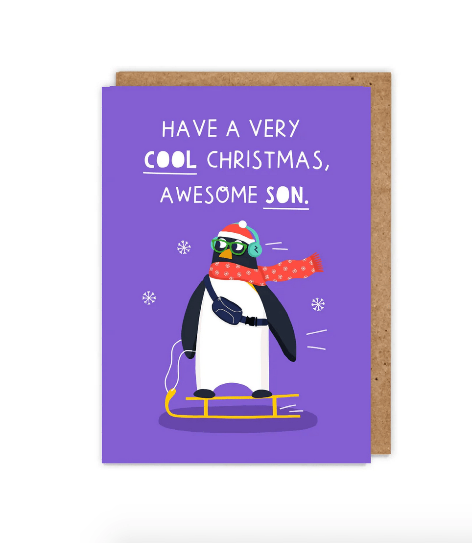 Have a very cool Christmas, Awesome son!' Christmas Card