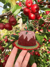 Load image into Gallery viewer, Wooden Christmas Pudding Decoration
