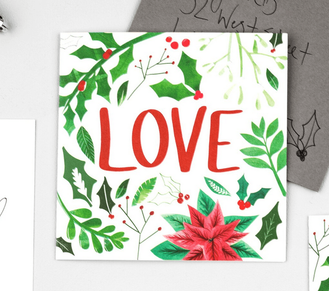 Love Christmas Card