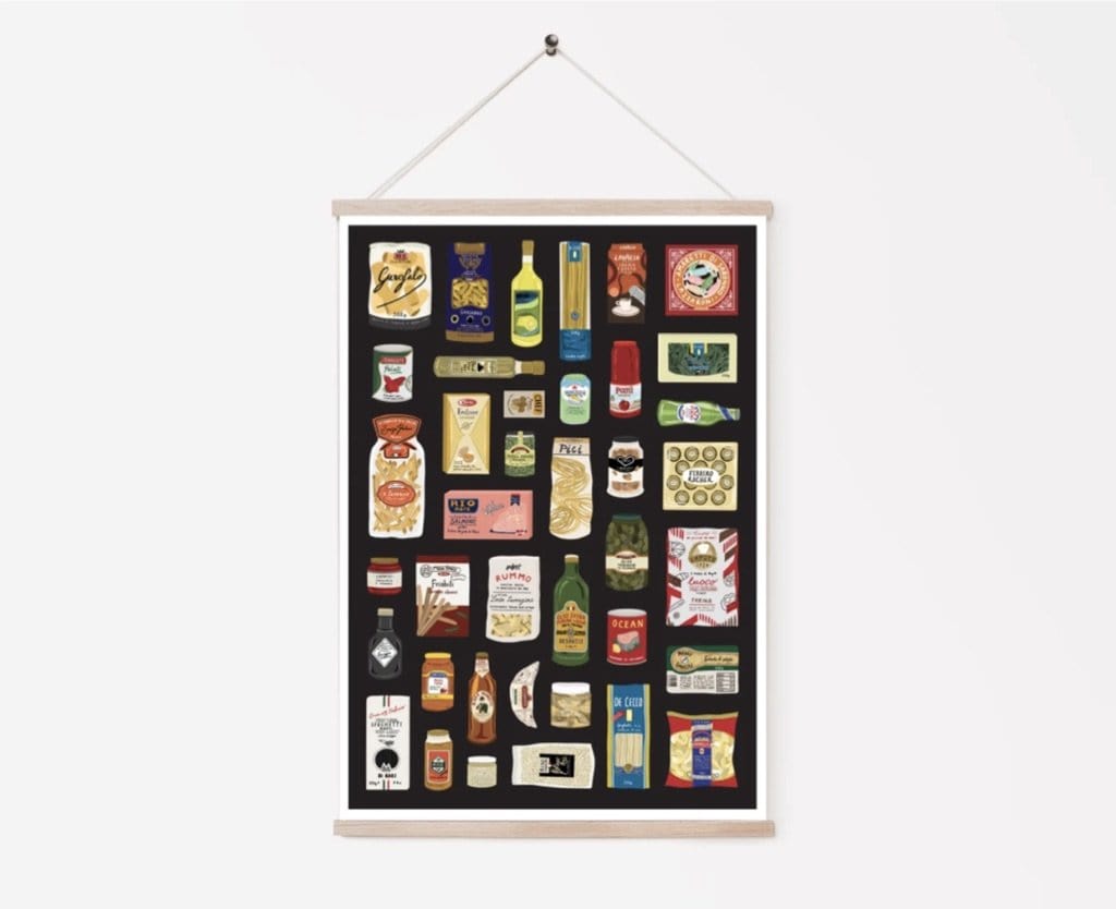 Italian Larder Print - A3